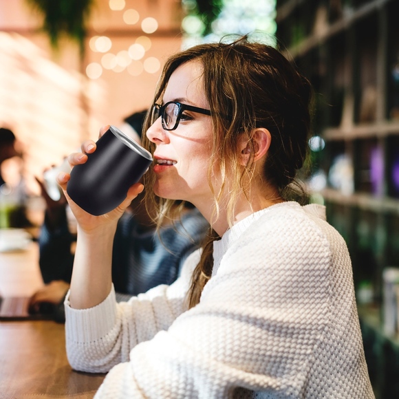 12 oz Wine Tumbler with Lid MultiColors - Picture 8 of 8